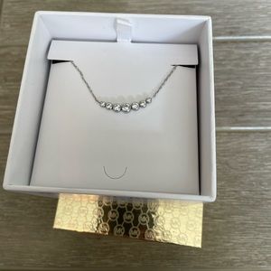 Michael Kors Silver Necklace NWT